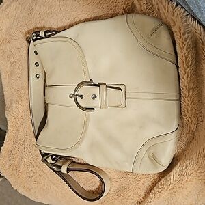 Coach vintage leather bag